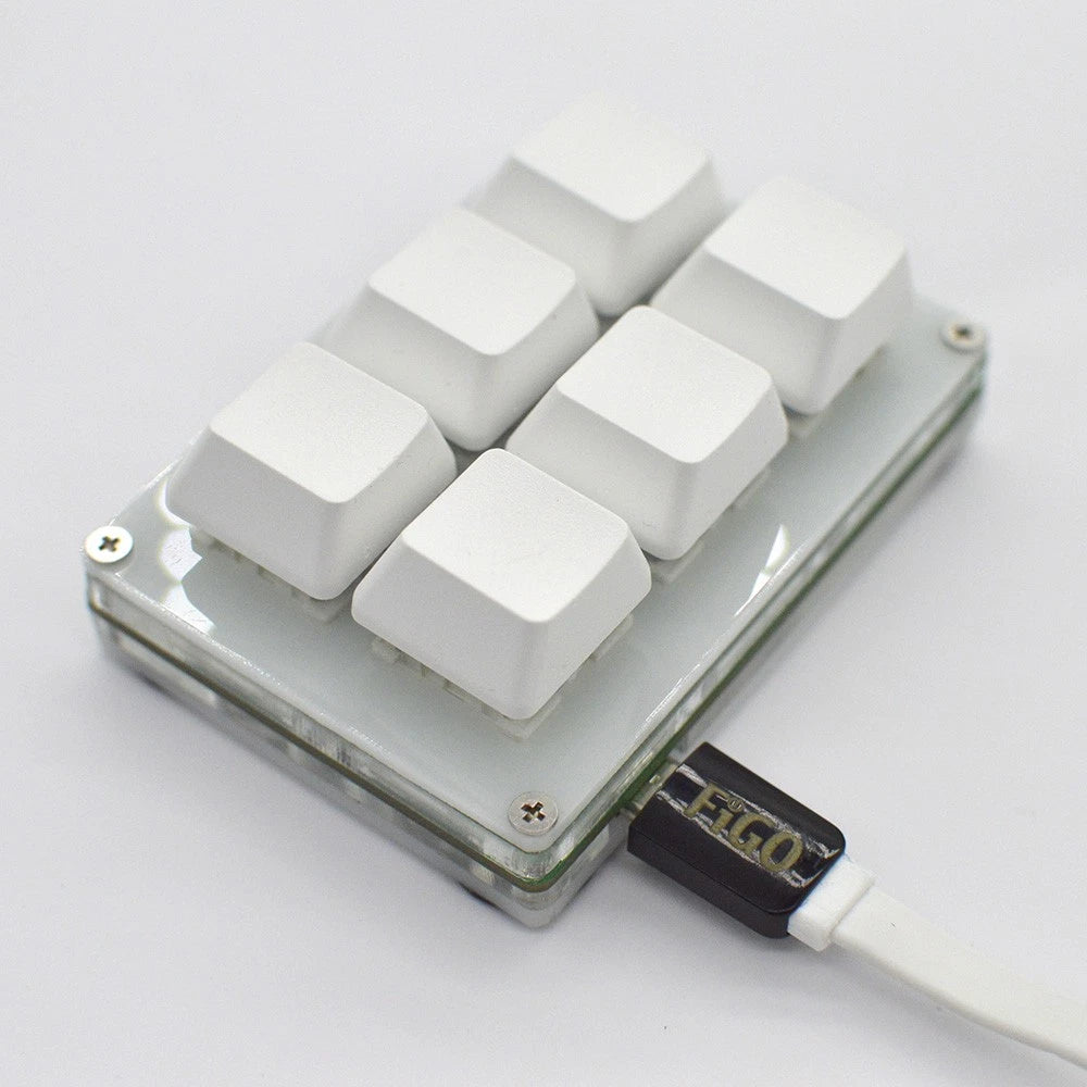 6 Keys Diy Customize Usb Programmable Mechanical Keyboard Macro