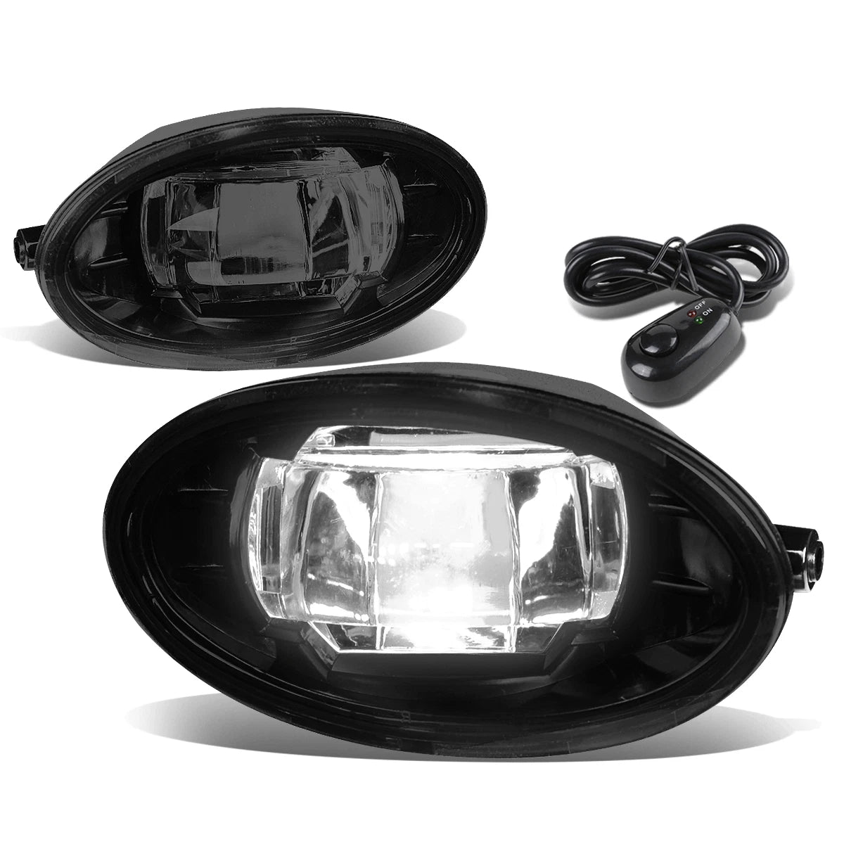 Fit 2009-2013 Honda Civic/2008-201<wbr/>1 Accord Smoked Lens Led Fog