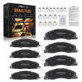 8x Front Rear Brake Pads Kit for Dodge Ram 2500 3500 2009-2010