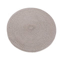 Set Of 4 Round For Jute Placemats 38cm Modern Minimalist Table Mats