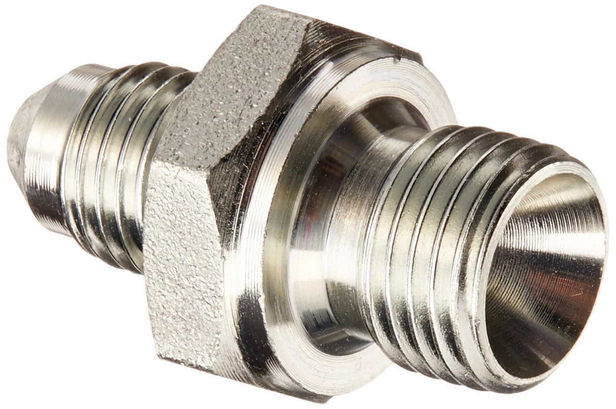 1/2" Jic X 3/4" Bspp Straight. 3800-08-12 Bpp-mj-2404 British Pipe