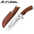 Flissa Fixed Blade Knife W/sheath Full Tang W/stainless Steel Blade