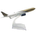 1:400 Scale 16cm Gulf A330 Airplane Model W/ Base Alloy Aircraft