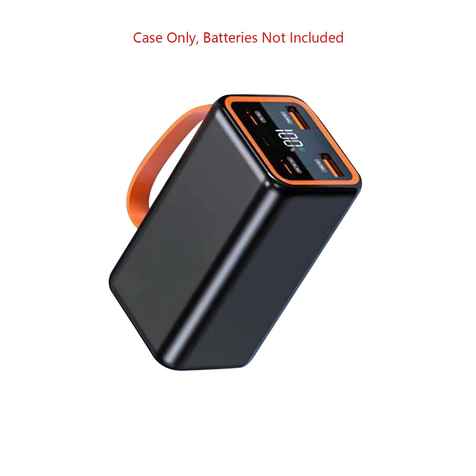 4-slot Type-c Lcd Display 21700 Battery Power Bank Case Charger Box