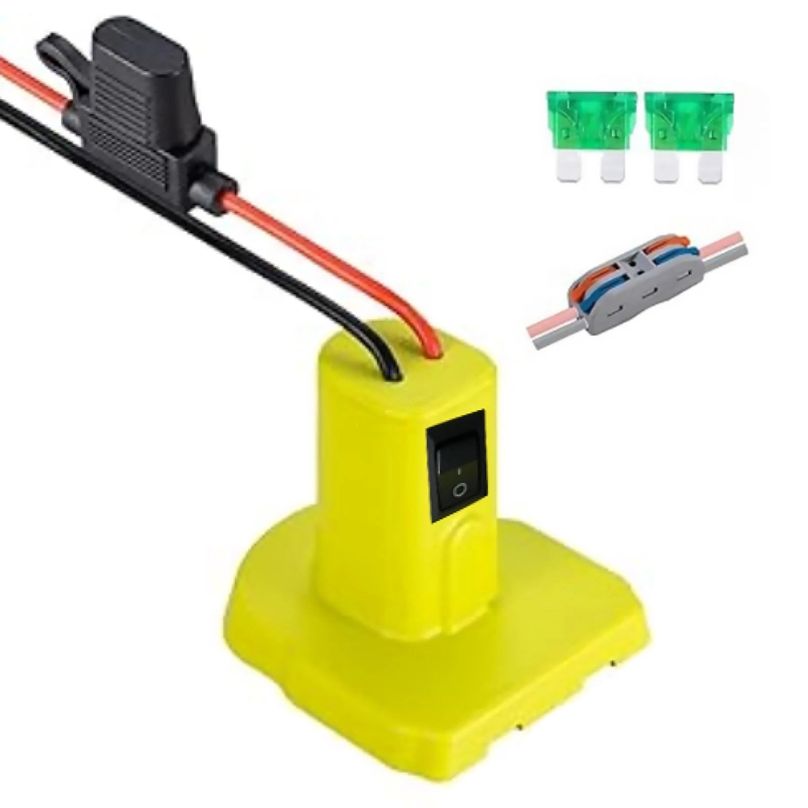 Diy Power Wheel Adapter For Ryobi 18V Li-ion & Ni-cd Battery With 30a