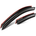 Fit 08-10 Saturn Vue Glossy Black 3M Adhesive Tape 4 Window Visors