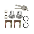 2 Complete Sets Of 5070006 Car Door Lock Cylinders With Working Keys