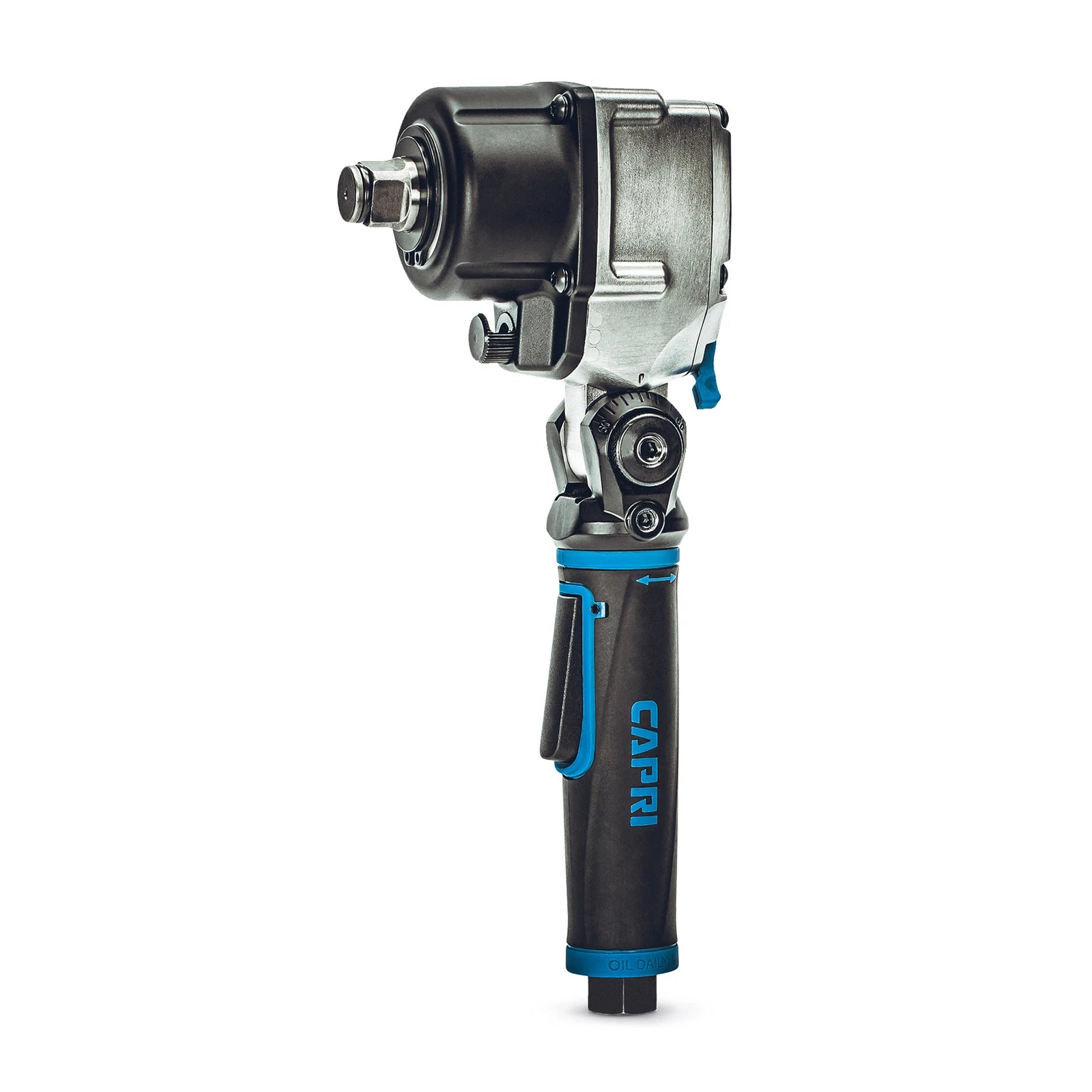 Capri Tools 3/4 In. Flex-head Air Angle Impact Wrench, 738 Ft. Lbs