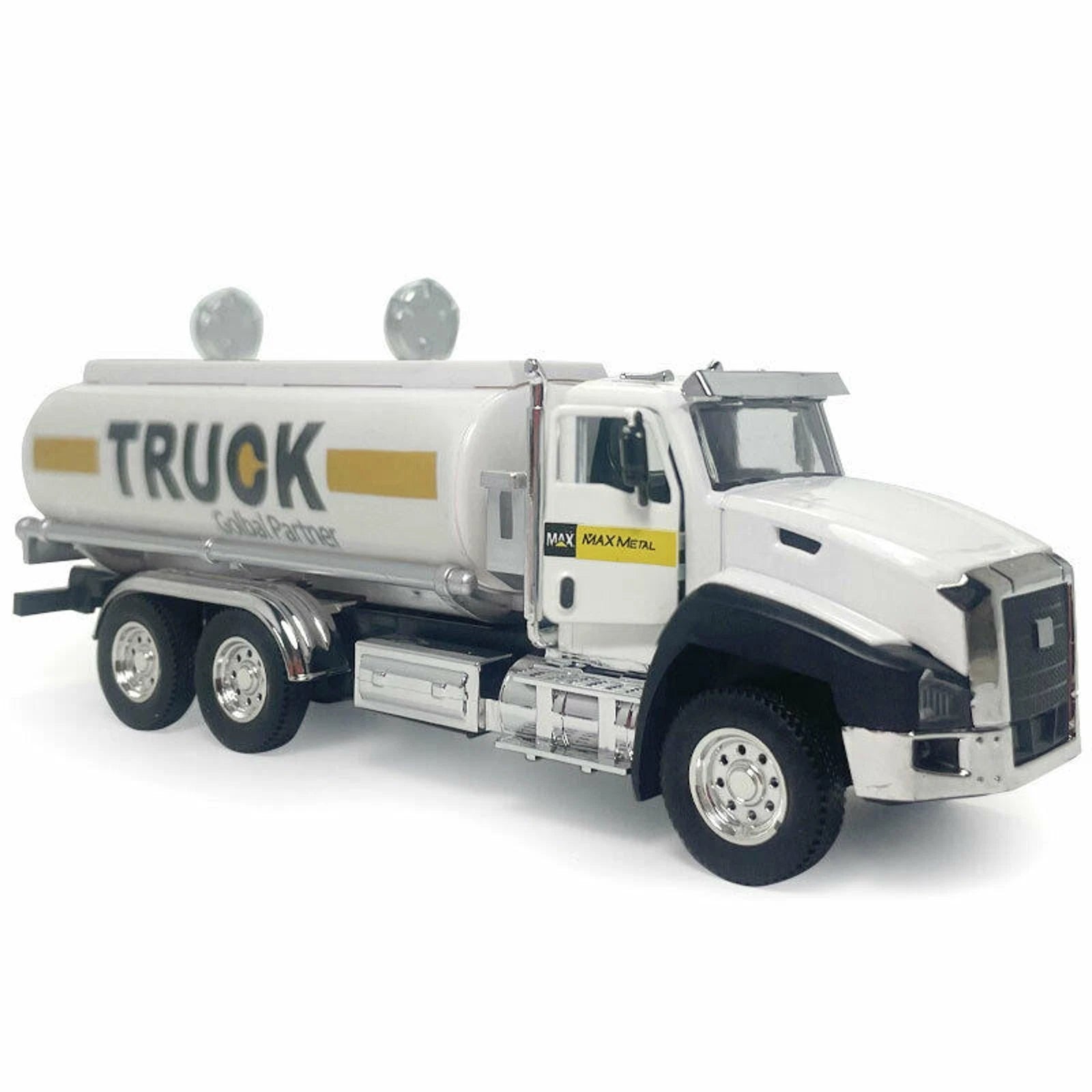 1:50 Alloy+plastic Construction Tanker Trailer Truck Model Toy