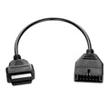 Car 12 Pin Obd1 To 16 Pin Obd2 Convertor Adapter Cable For Gm