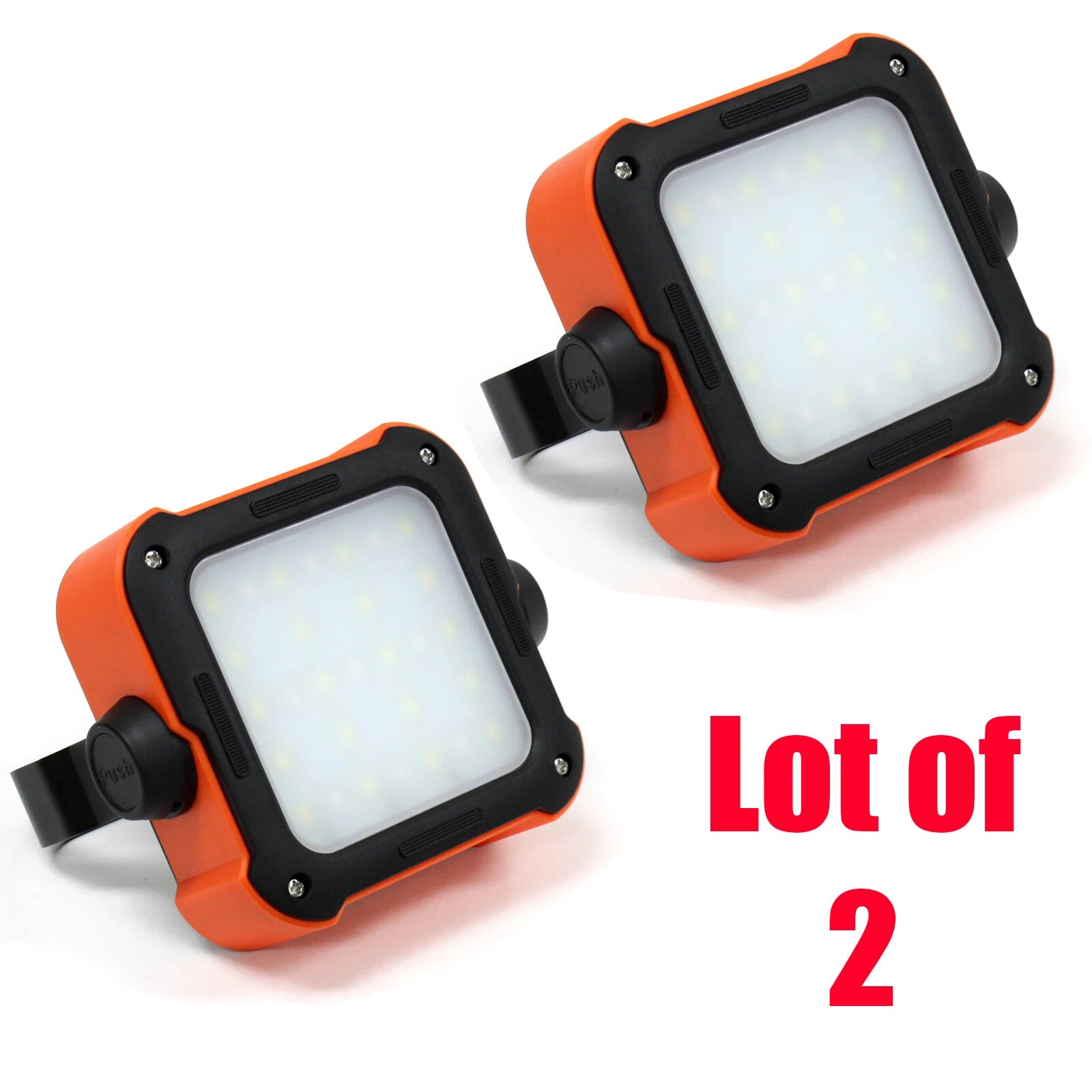 Lot 2 Camping Led Lantern Work Light W/10000 Mah Battery Bank Power