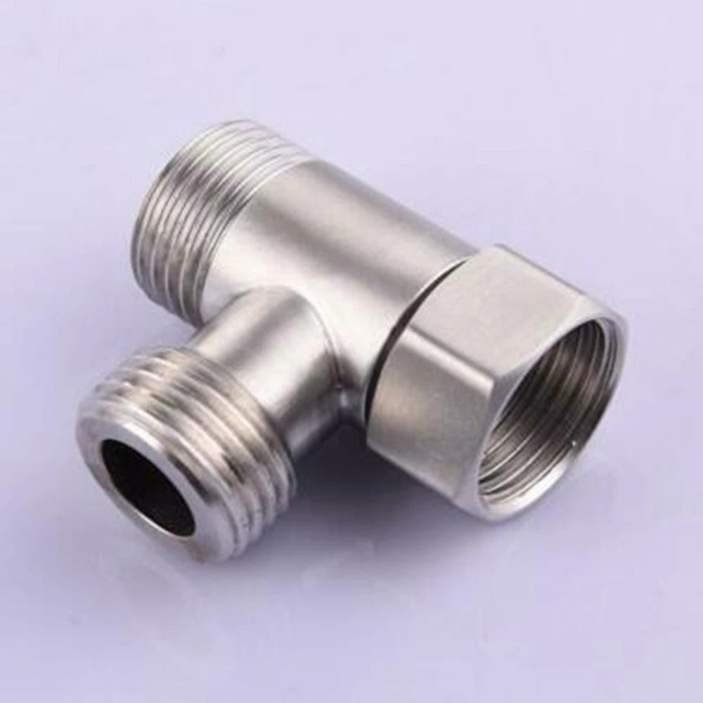 Diverter Valve Bidet Fitting Home Sprayer T-valve Toilet Attachments