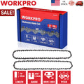 WORKPRO 2 PCS Chainsaw Chain for 16-Inch Bar 56 Drive 3/8" P
