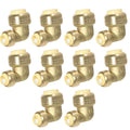 10 Pack XFITTING 1/2" X 1/4" Push FIT Reducing Elbow, L