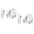 Hafele Mini Latch Automatic Spring Catch Nickel Plated (2 Pack) by Hafele