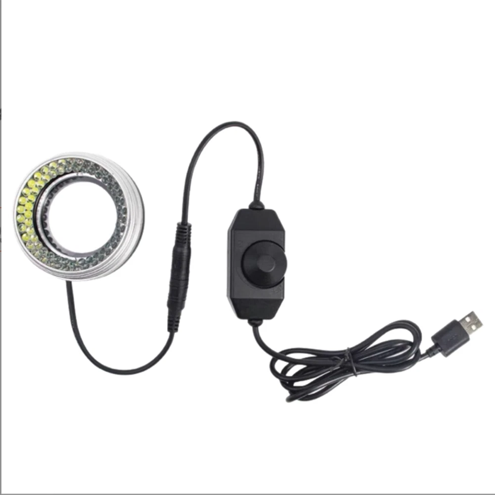 72 Led Ring Light For Microscopes With Adjustable Brightness For
