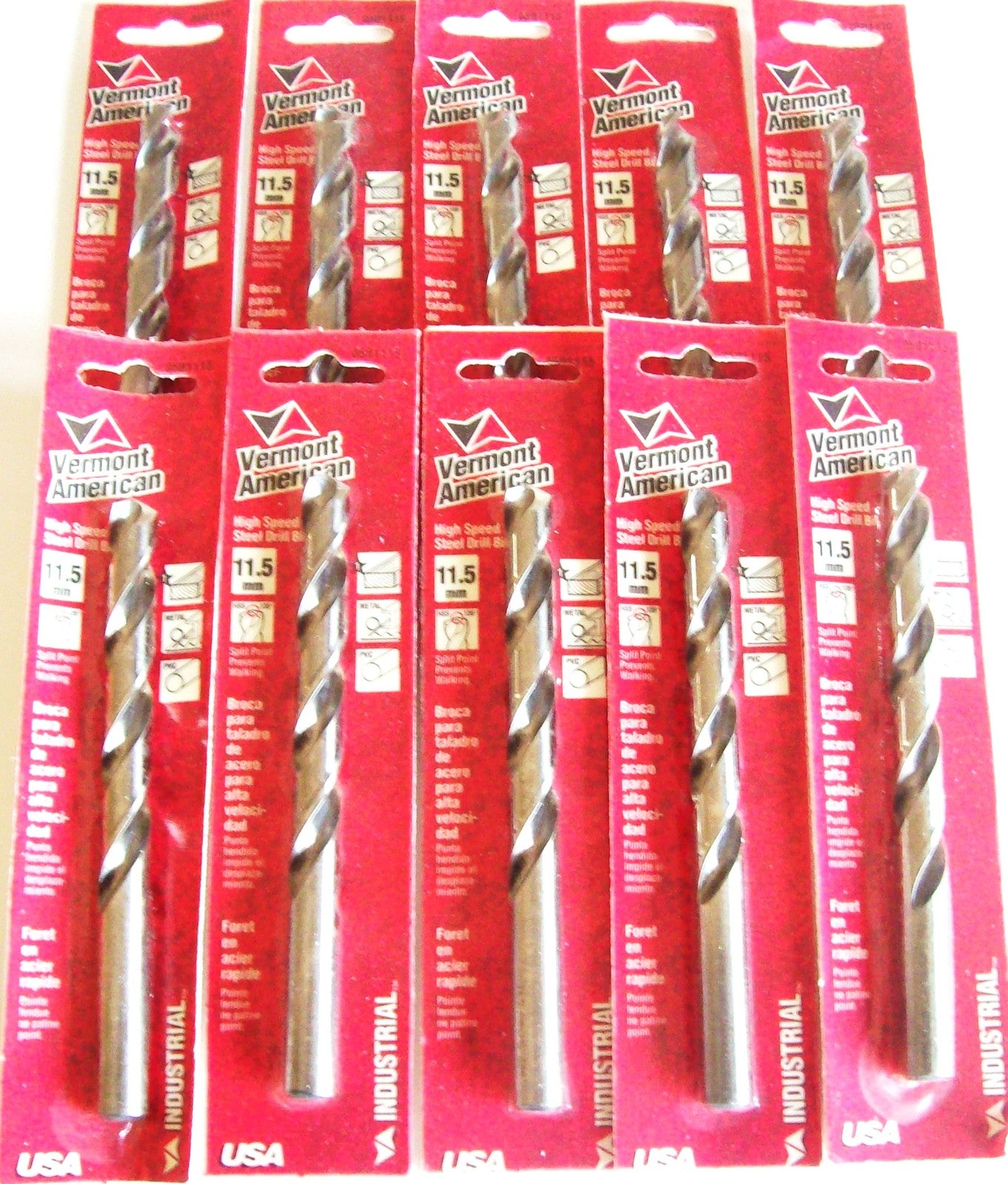 5 Male 5 Female Extension Power Cord Replacement Plugs by ATE