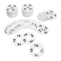 Hangers Retail Clothing Rack 3-1/2" Round Plastic Size 18 Dividers