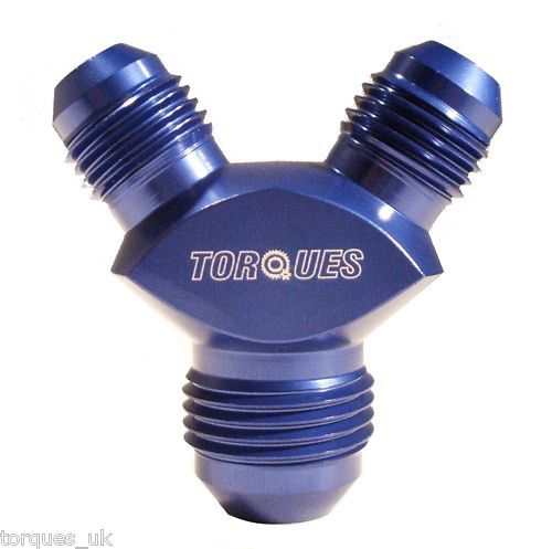 An -12 (12an) to 2 X an -10 (10an) Billet Y Block Adapter Fitting