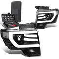 For 2009-2014 Ford F150 Led Drl Black Clear Singal | Built Supply Co