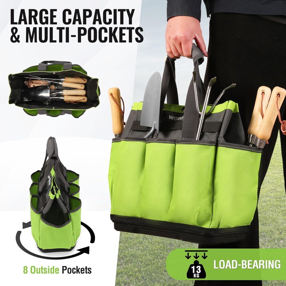 WORKPRO 8 Pockets Garden Tool Bag by WORKPRO