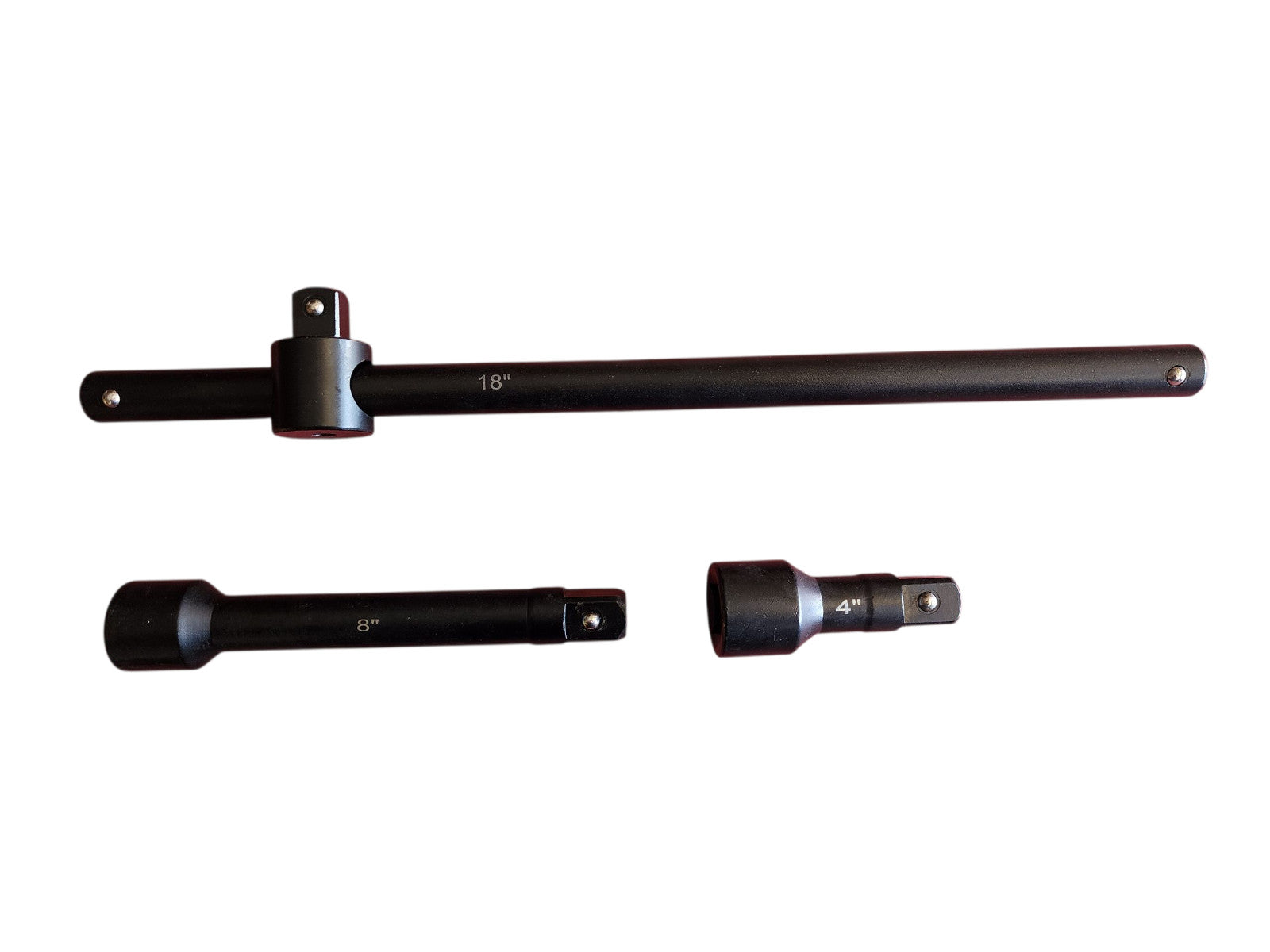 Impact Extension Bars 2-Pc Set 8" & 4"