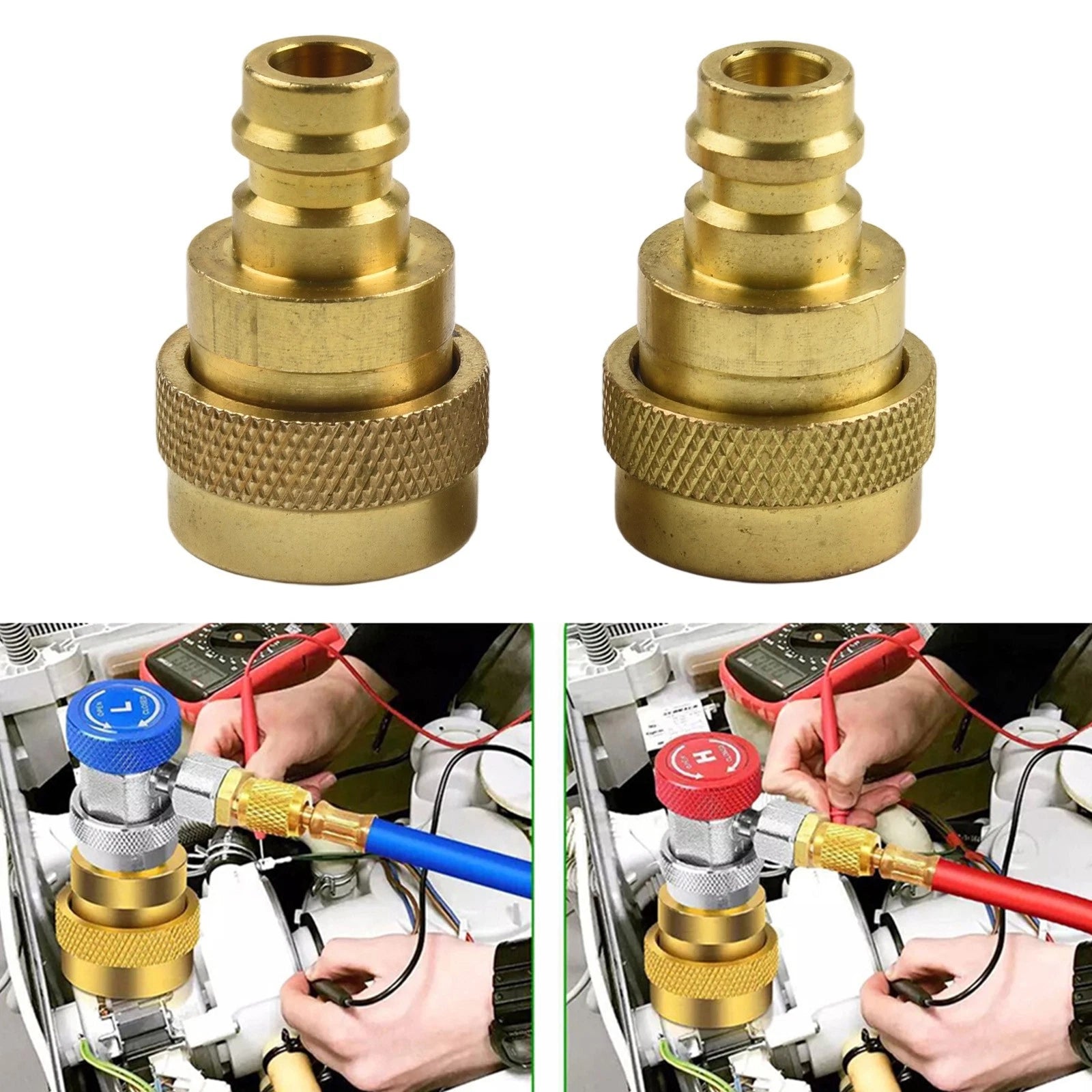 Simplified Switching With Adjustable Brass Connectors For A/c Systems