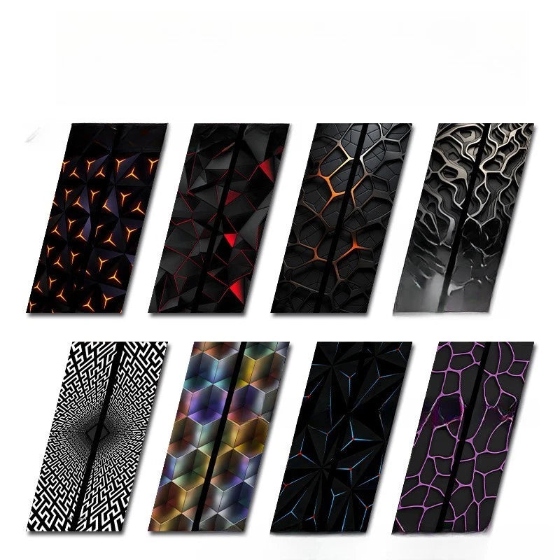 Geometric For Honeycomb Pattern Car B Pillar Sticker Waterproof