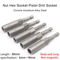 80mm Hex Deep Socket Nut Driver Bit