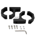 Fit 2"od Round Rack/bull Bar Brackets Pair Black | Built Supply Co