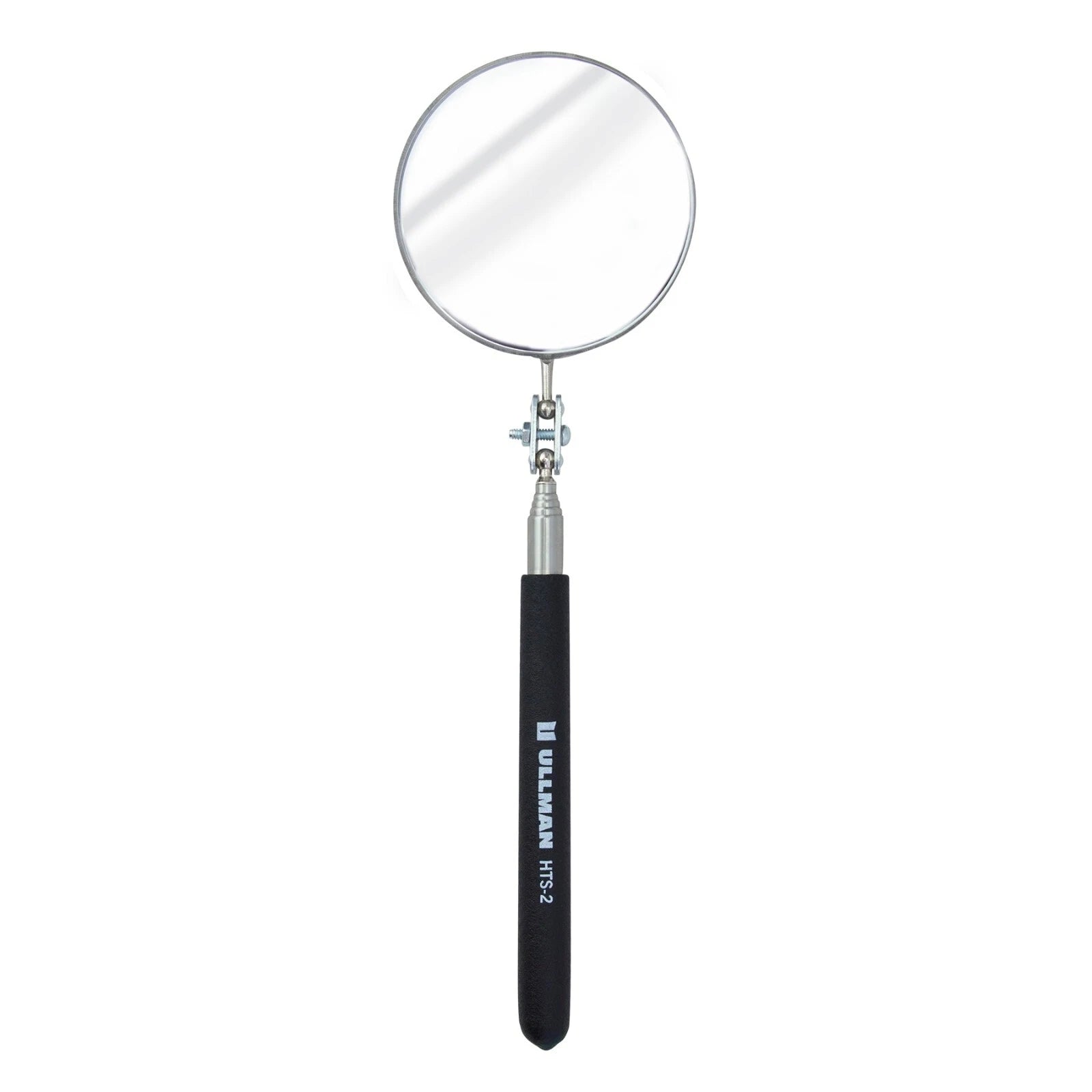 Ullman Telescoping Inspection Mirror Textured Grip 3-1/4 In. Dia.
