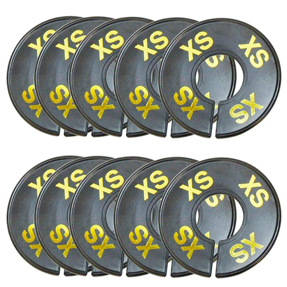 Rack Divider Size Xs X-small Black Round Ring Sizing Hanger Tag Label