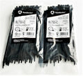 200 Southwire 7" Uv Black Nylon Wire Cable Zip Ties 50lb Usa Made