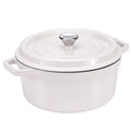 HAUSHOF 5.3QT Enameled Cast Iron Dutch Oven for Bread Baking w/Lid Non-Stick Pot