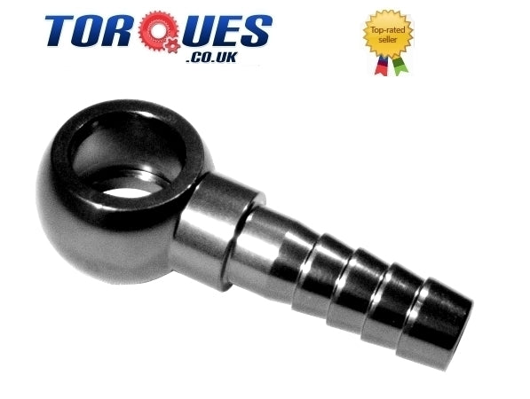 Fuel Filter / Pump 8MM Barb to 10.5mm Eye Banjo Adapter Fits Walbro