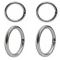 400lb Wll Mil Spec Stainless Steel Round Ring Link Connect 1/4" X