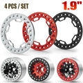 Upgraded 1.9" Wheel Rim Outer Ring For Axial Scx10 90046 Trx4 1/10 Rc