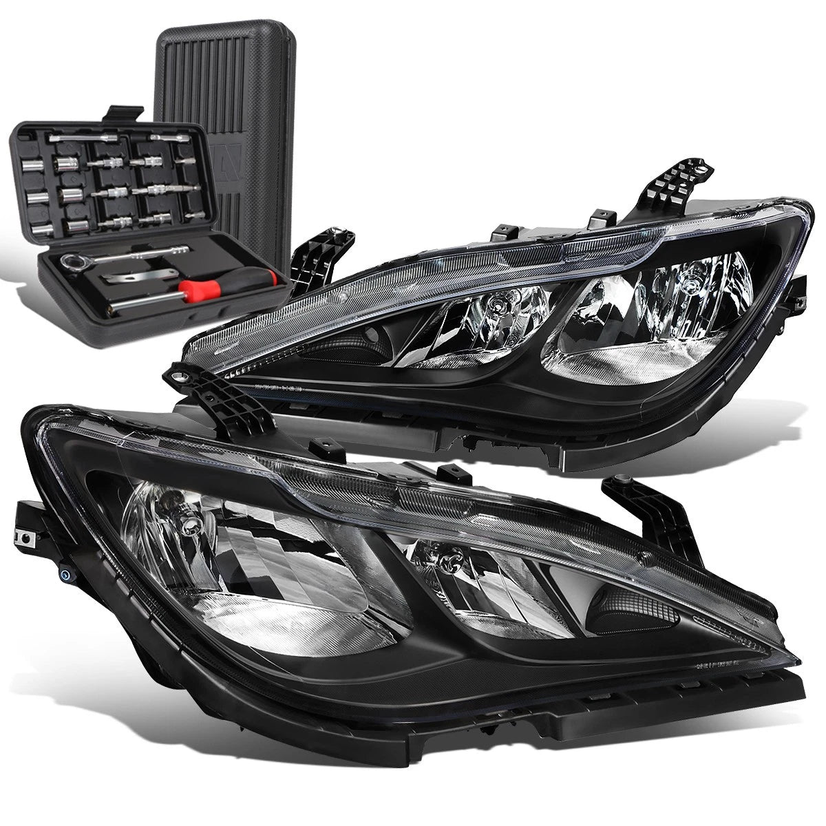 For 2017-2020 Chrysler Pacifica Voyager Black/clear | Built Supply Co