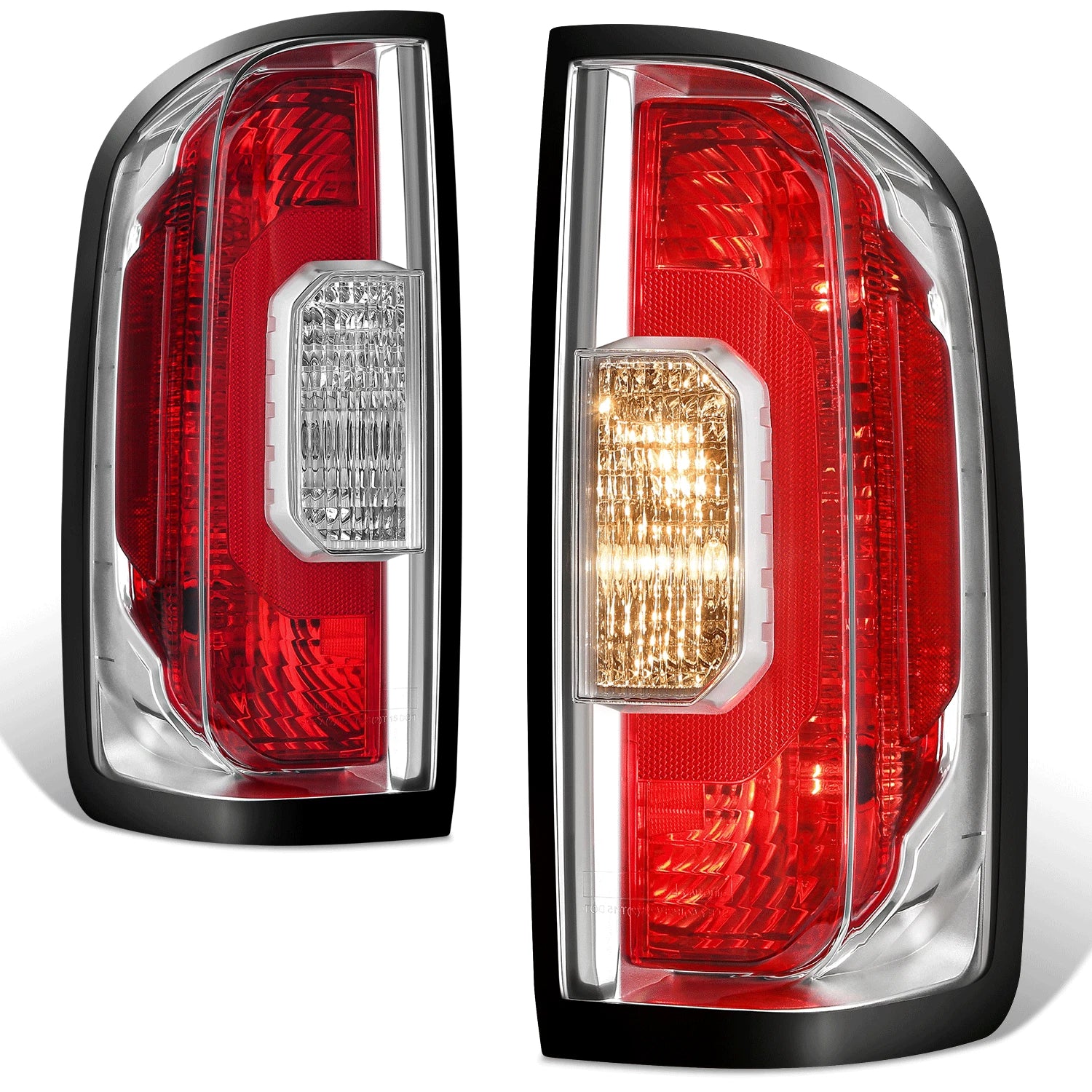 Fit 15-22 Gmc Canyon Oe Style Chrome Housing Red | Built Supply Co