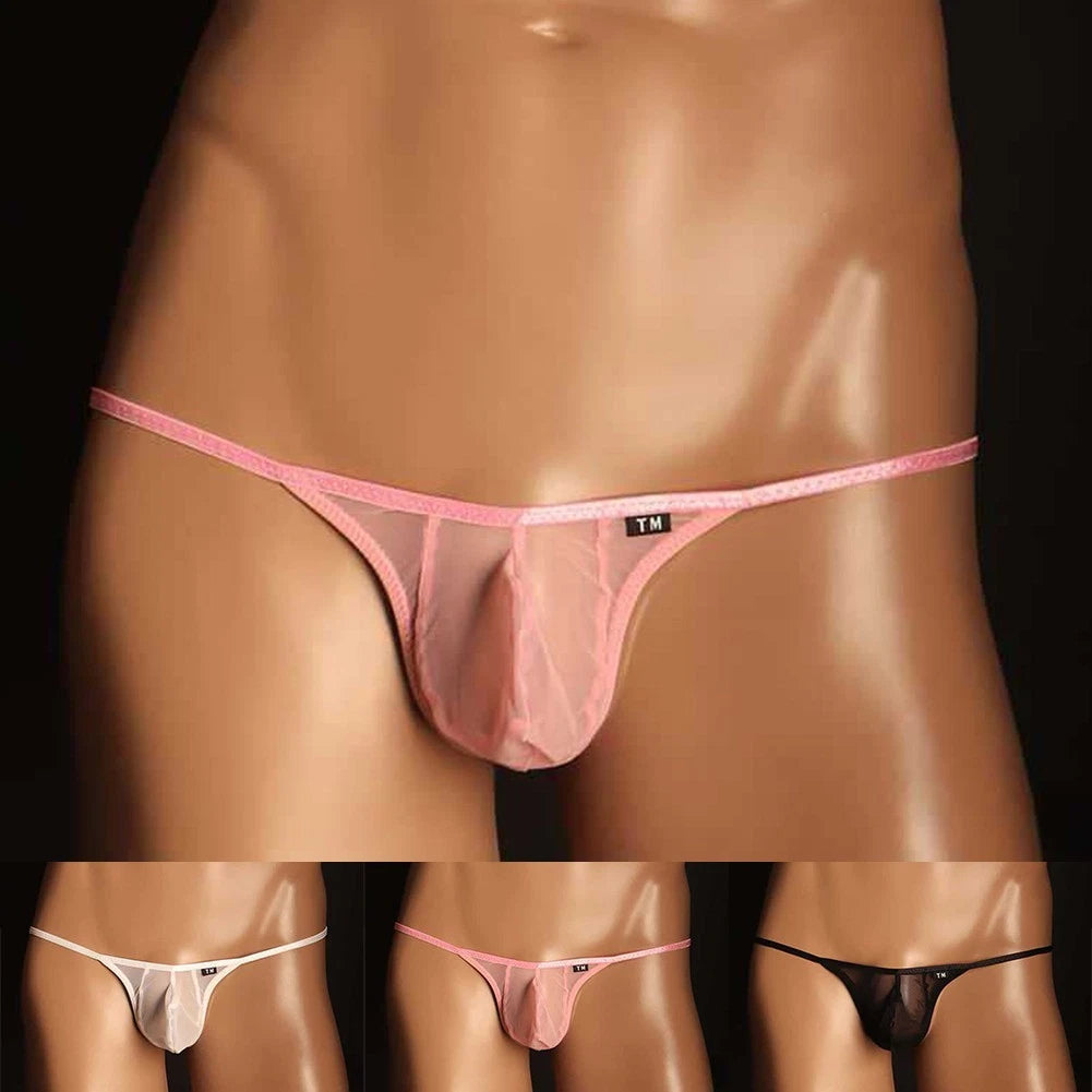 Brand New Mesh Pouch Thong Breathable Men's Underwear Breathable