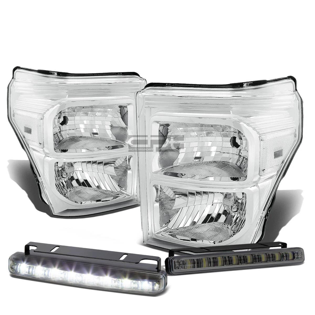 Chrome Housing Head+bumper+si<wbr/>gnal+smoked Led | Built Supply Co
