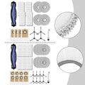 Robot Vacuum Kit Home Cleaning Main Brush Nylon Brushes Dust Bags