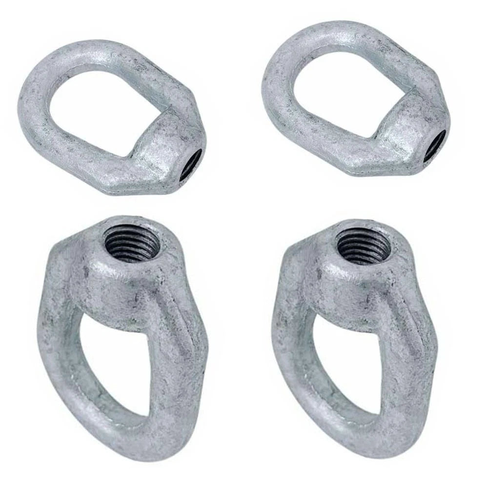 5/8" Eye Nut,3/4"-10 Tap,5200 Lbs Wll Hot Dipped Galvanized For