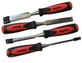 Professional Quality Cr-V 4pc Wood Carpentry Chisel Set: 6-12-18-24mm (165007)