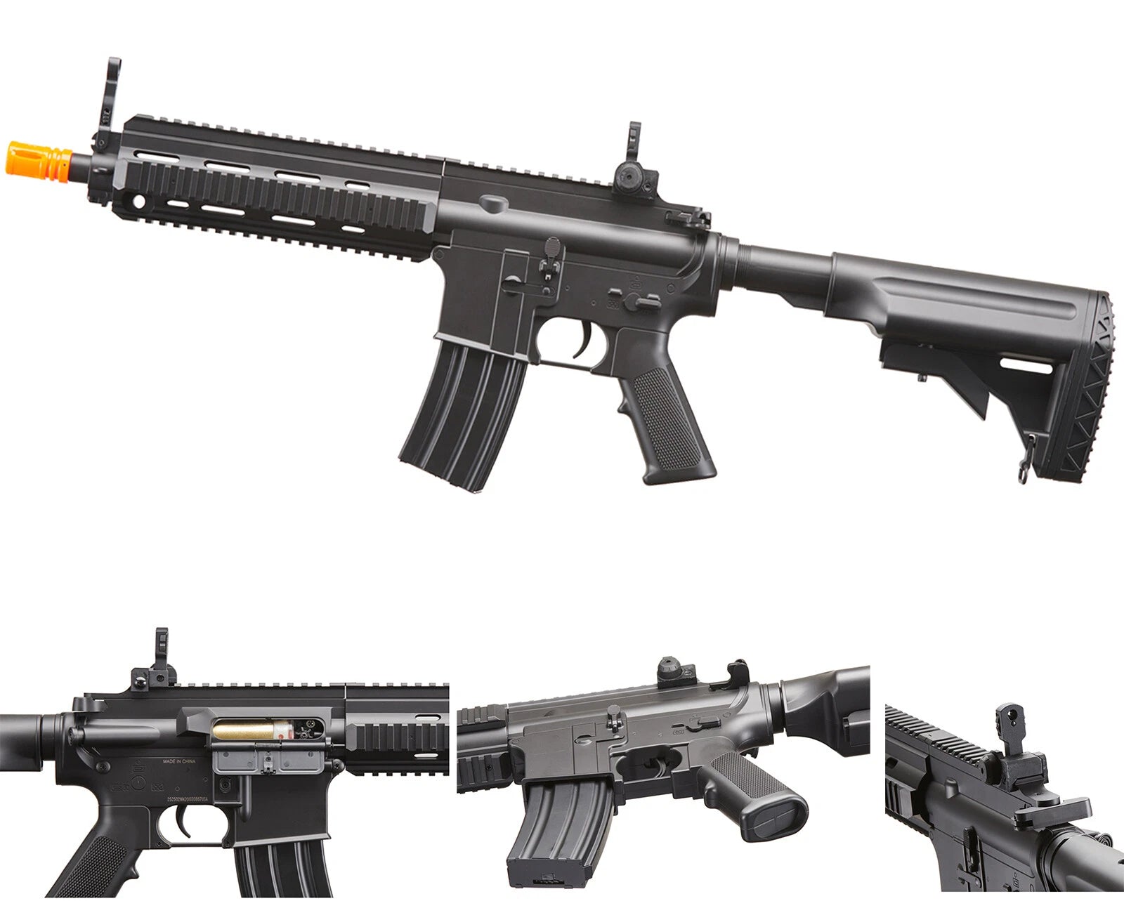 Double Eagle M804a1 614 Electric Airsoft Gun Full & Semi Auto Fps-350