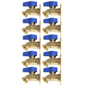 XFITTING 1/2" Female Hose Bibb No Kink 10 Pack