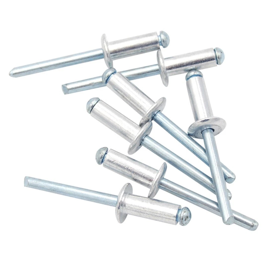 Aluminum Open End Blind Rivet 1/4" M6.4 Diameter Din 7337 Iso 15977