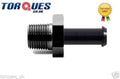 1/4" NPT To 9-10mm Hose Barbed Facet Red / Blue Top Fuel Pump Adapter