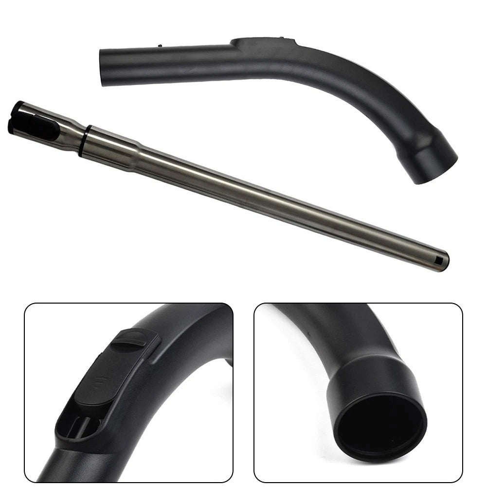 Telescopic Locking Extension Pipe Handle For Miele C1 C2 C3 Vacuum