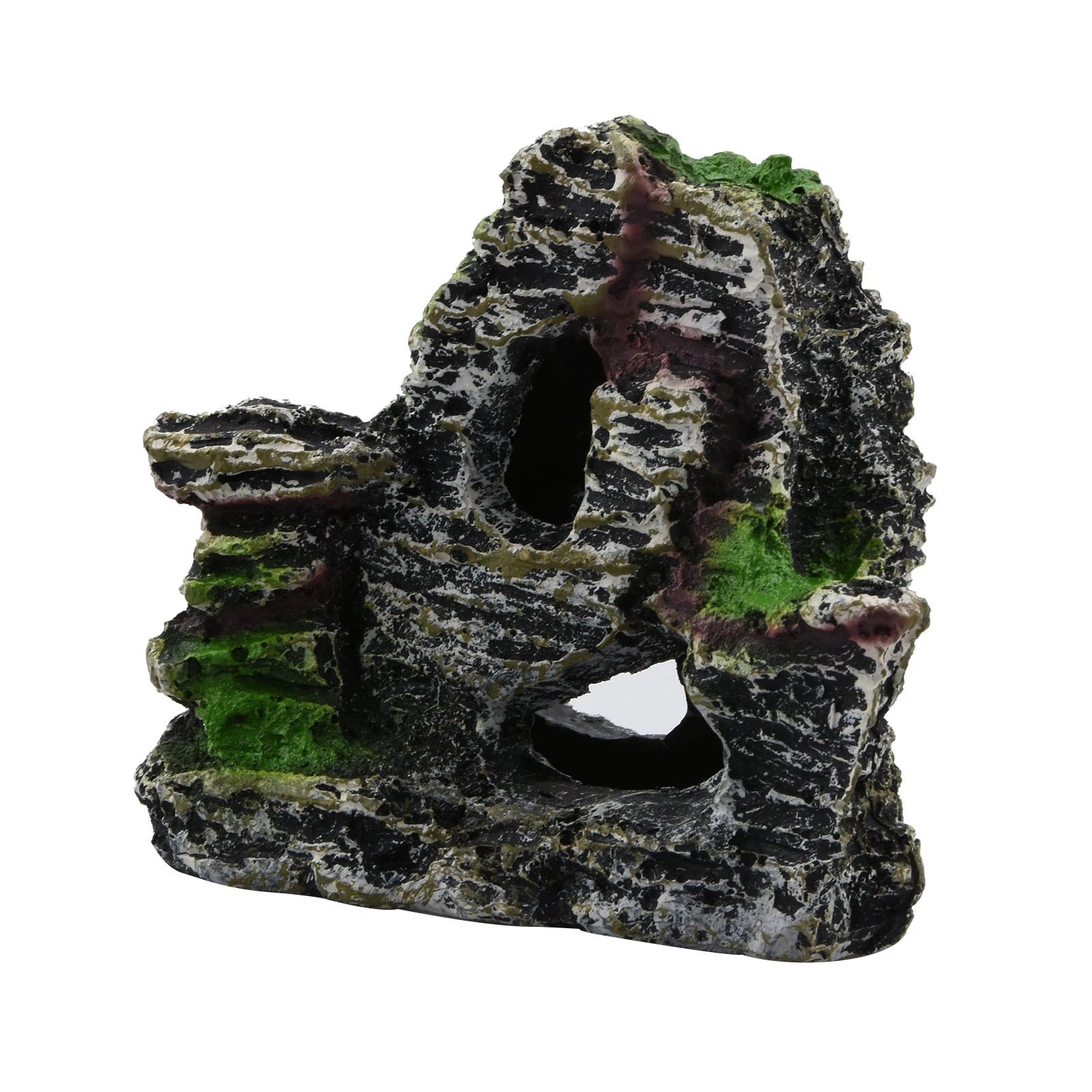 Aquarium Decoration Fish Tank Ornament Rockery Hiding Cave Landscape